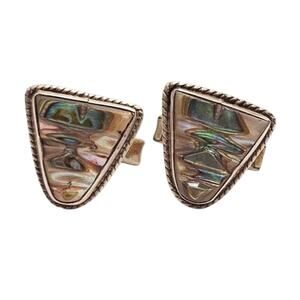 Vintage Mexico Royal Death Mask Kemé Cuff Links